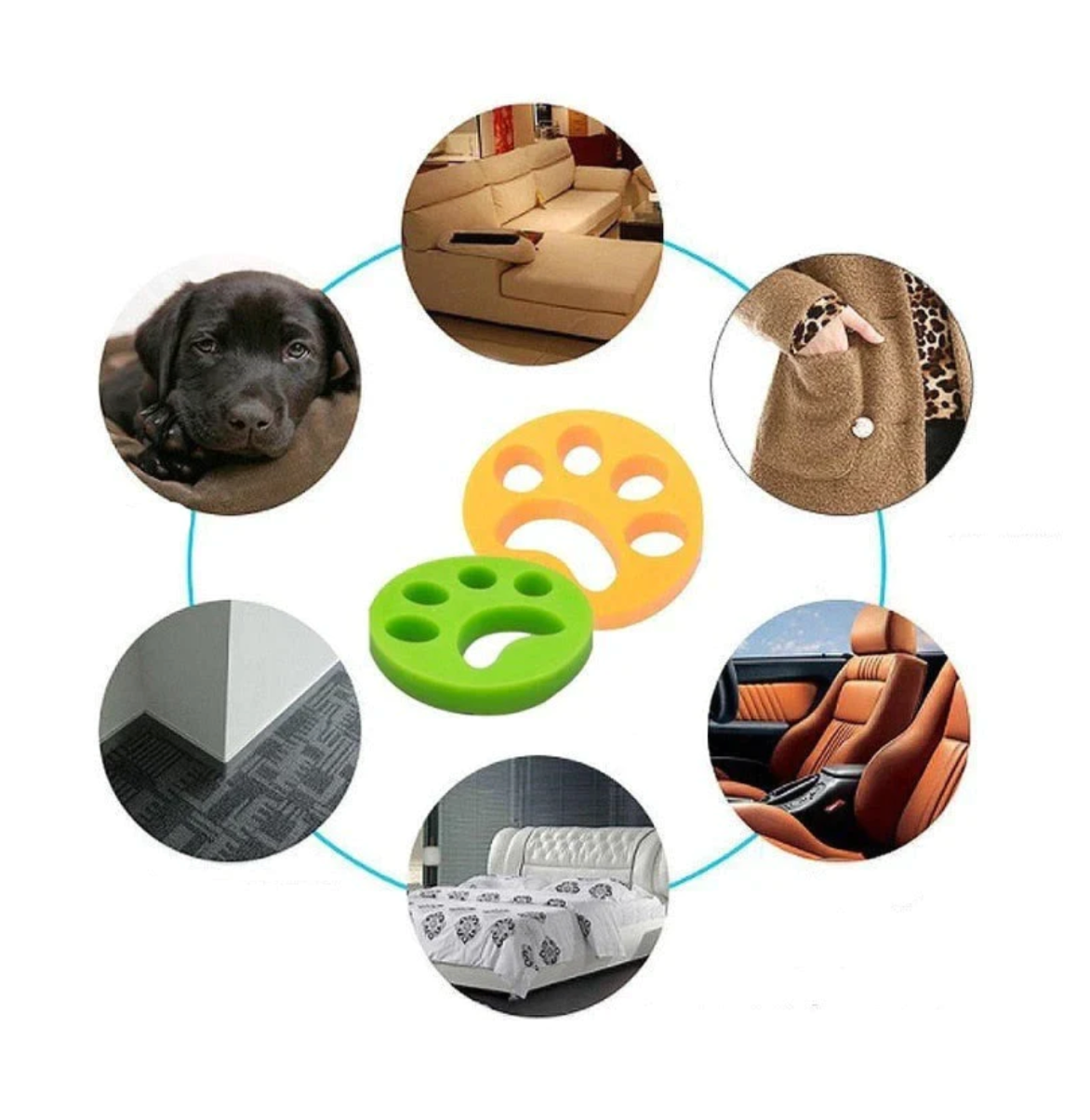 HairBuddy™ - Tar bort päls i tvättmaskinen (2-pack)